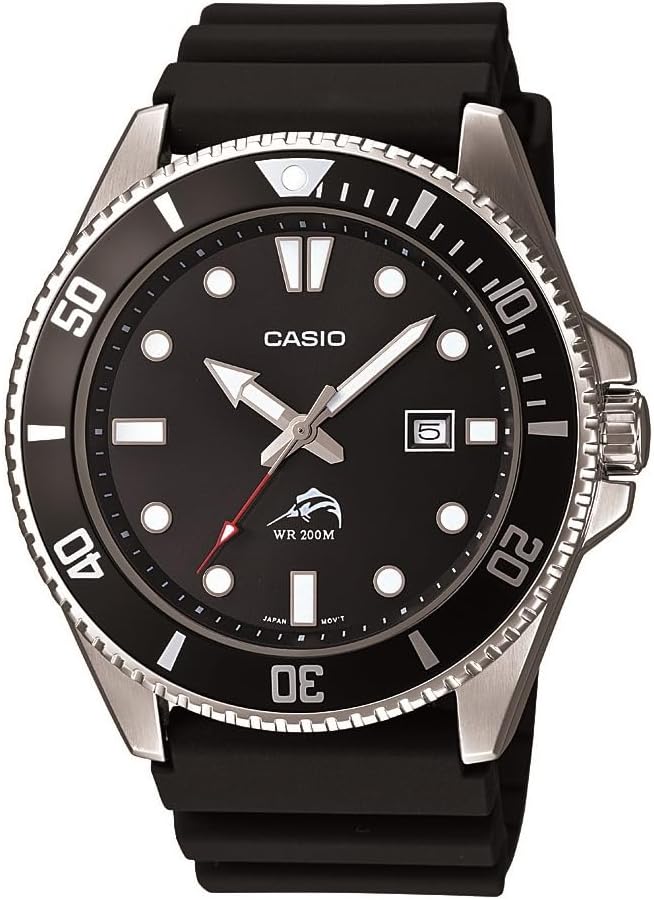 Casio Men's Black Dive Style Sport Watch MDV106-1AV watch
